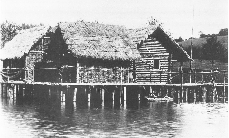 Datei:Pfahlbaurekonstruktion in Kammerl (1911).png