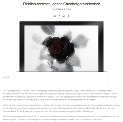 Pfahlbauforscher Johann Offenberger verstorben.png